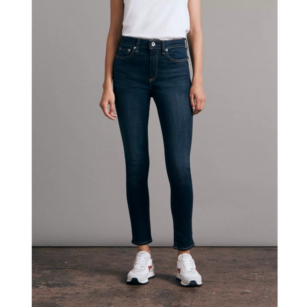 rag & bone Sz. 25 Nina Ankle Skinny High-Rise Stretch Jean - Carmen